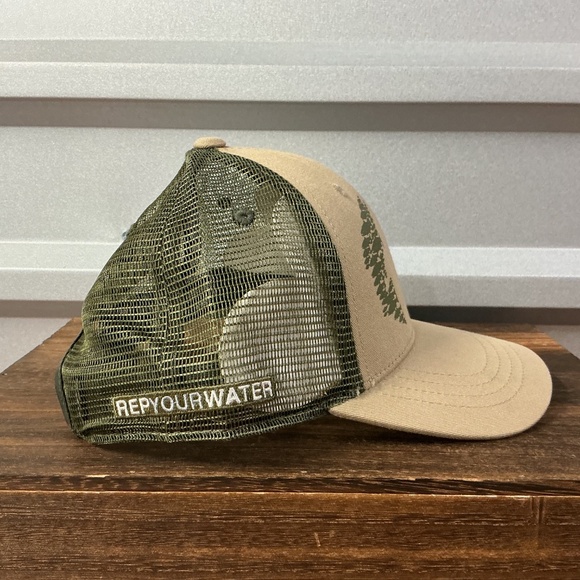 Trout Unlimited Green Mesh Trucker Snap Back Cap Rep Your Water One Size - Picture 3 of 6